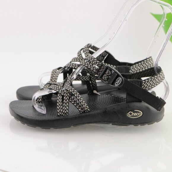 Chaco Womes ZX/2 Sandal Size 9 Black Strappy Toe Loop Adjustable Hike Trail Shoe - Picture 7 of 11